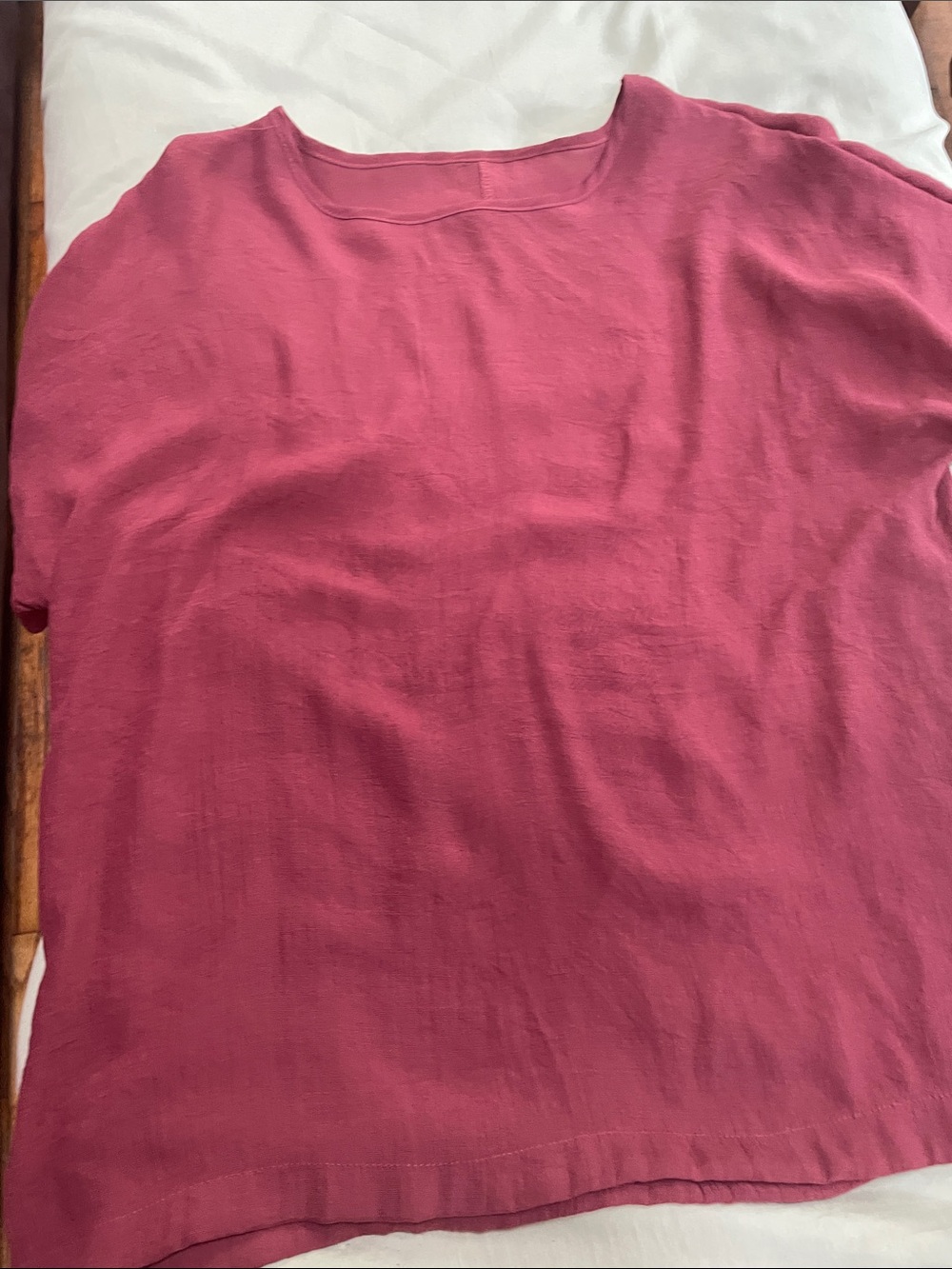 Woman’s  Crewneck Shirt in Dusty Rose - Classic Casual